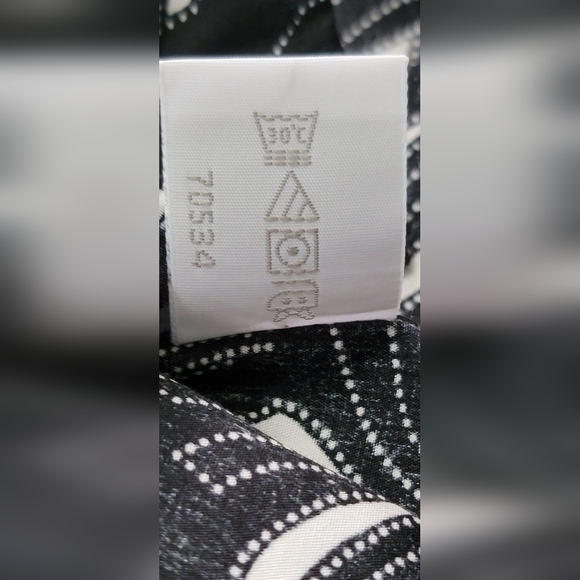 Pendleton Button Down Top Jacket Women's 16 Black & White Geometric 100% Cotton - Picture 9 of 13